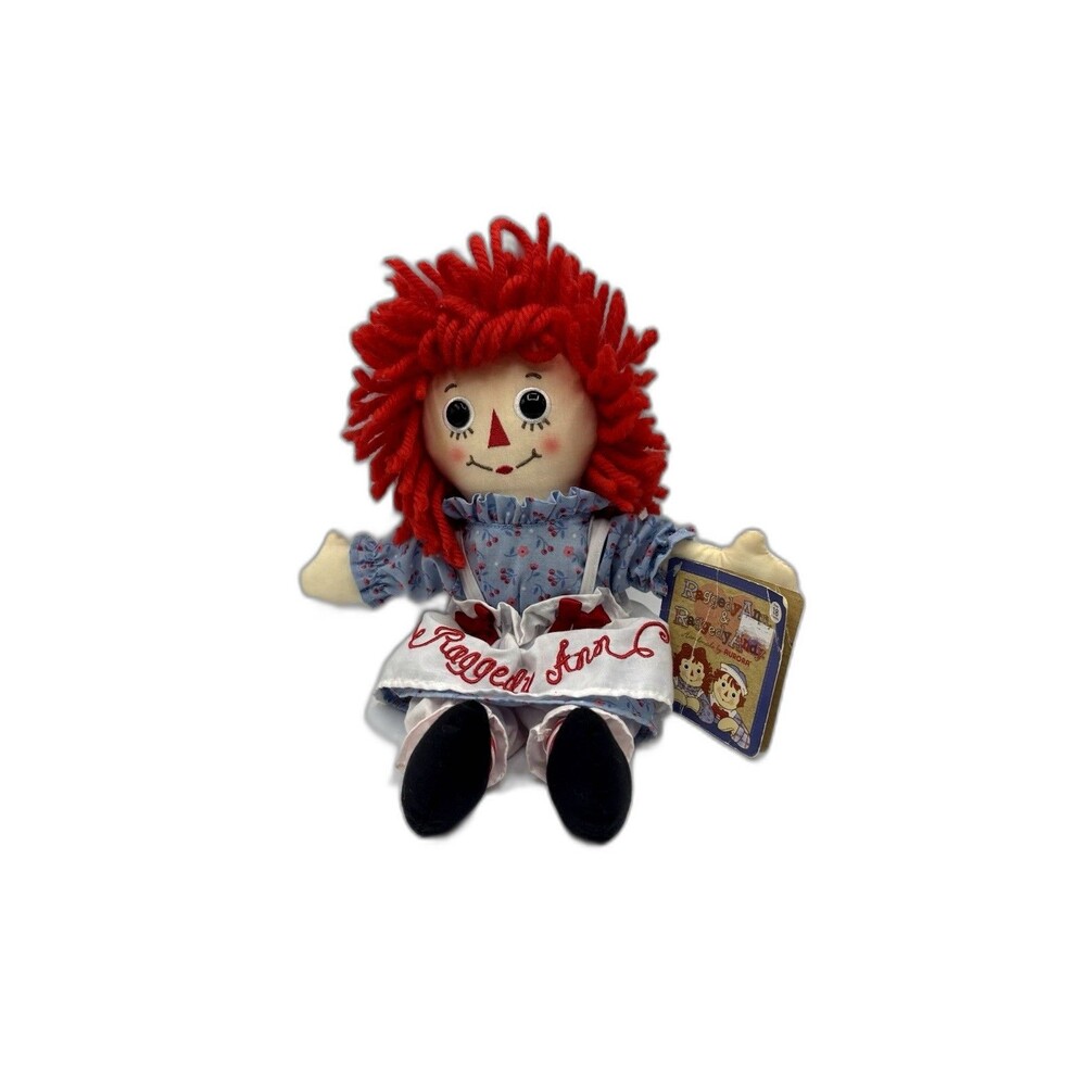Handmade By Aurora Hasbro Raggedy Ann Plush 14" Doll With Tag - Picture 3 of 15